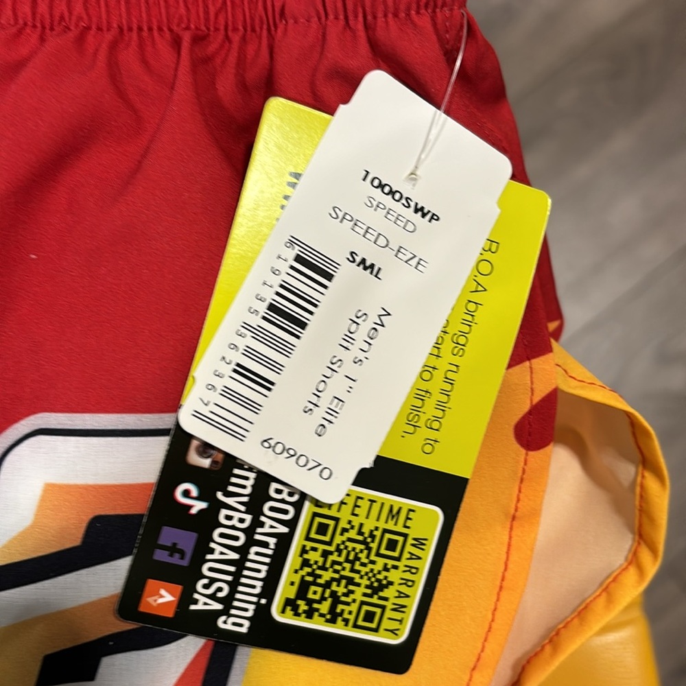 B.O.A. Men’s 1” Elite Split Shorts - Picture 5 of 6